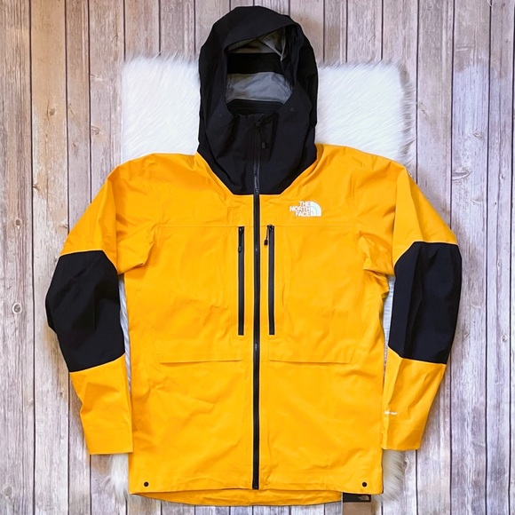 The North Face Men’s L5 DryVent Shell Ski Jacket In Summit Gold - Picture 2 of 7